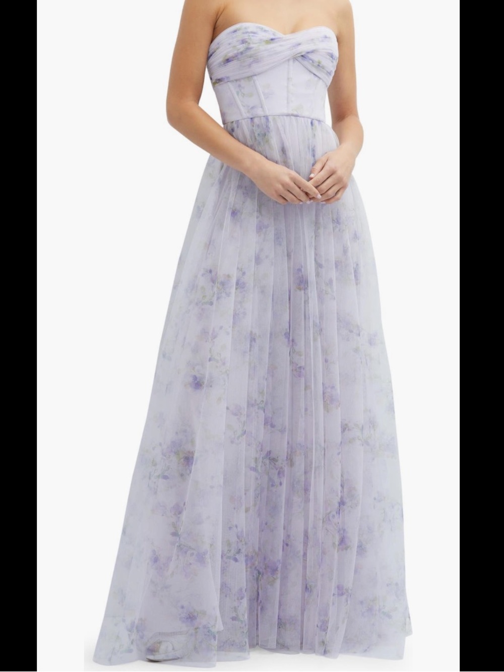 Dessy Collection - Floral Strapless Dress from Nordstrom